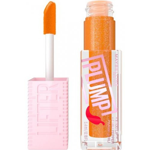 Maybelline Lifter Plump Putlinantis lūpų blizgesys, Hot Honey