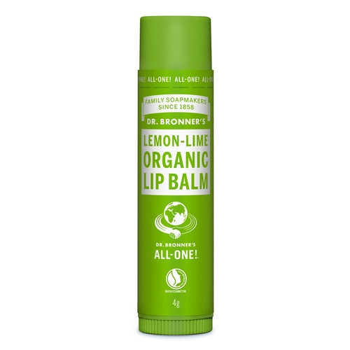 Dr. Bronner's Lemon Lime Organic Lip Balm Ekologiškas lūpų balzamas, 4g