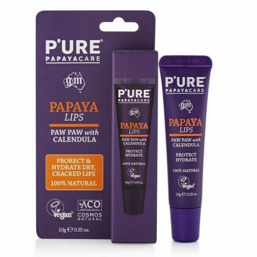 P'URE Papayacare Papaya Lips Balzamas lūpoms, 10g