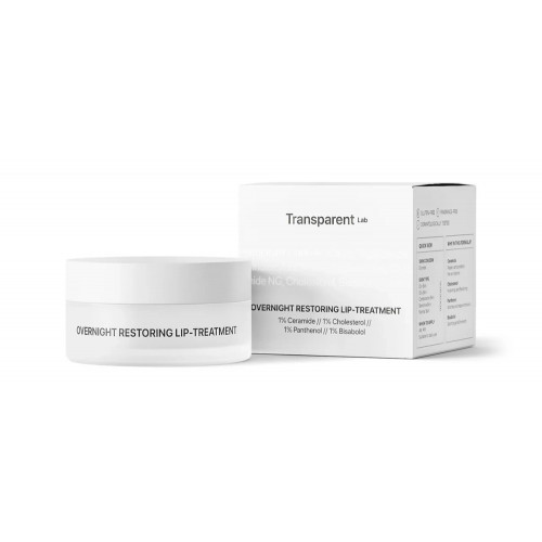 Transparent Lab Overnight Restoring Lip Treatment Atkurianti priemonė lūpoms, 15ml
