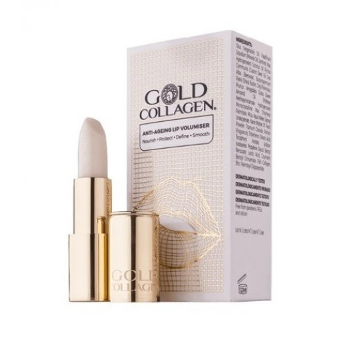 Gold Collagen Anti - Ageing Lip Volumiser Lūpų balzamas, 4g