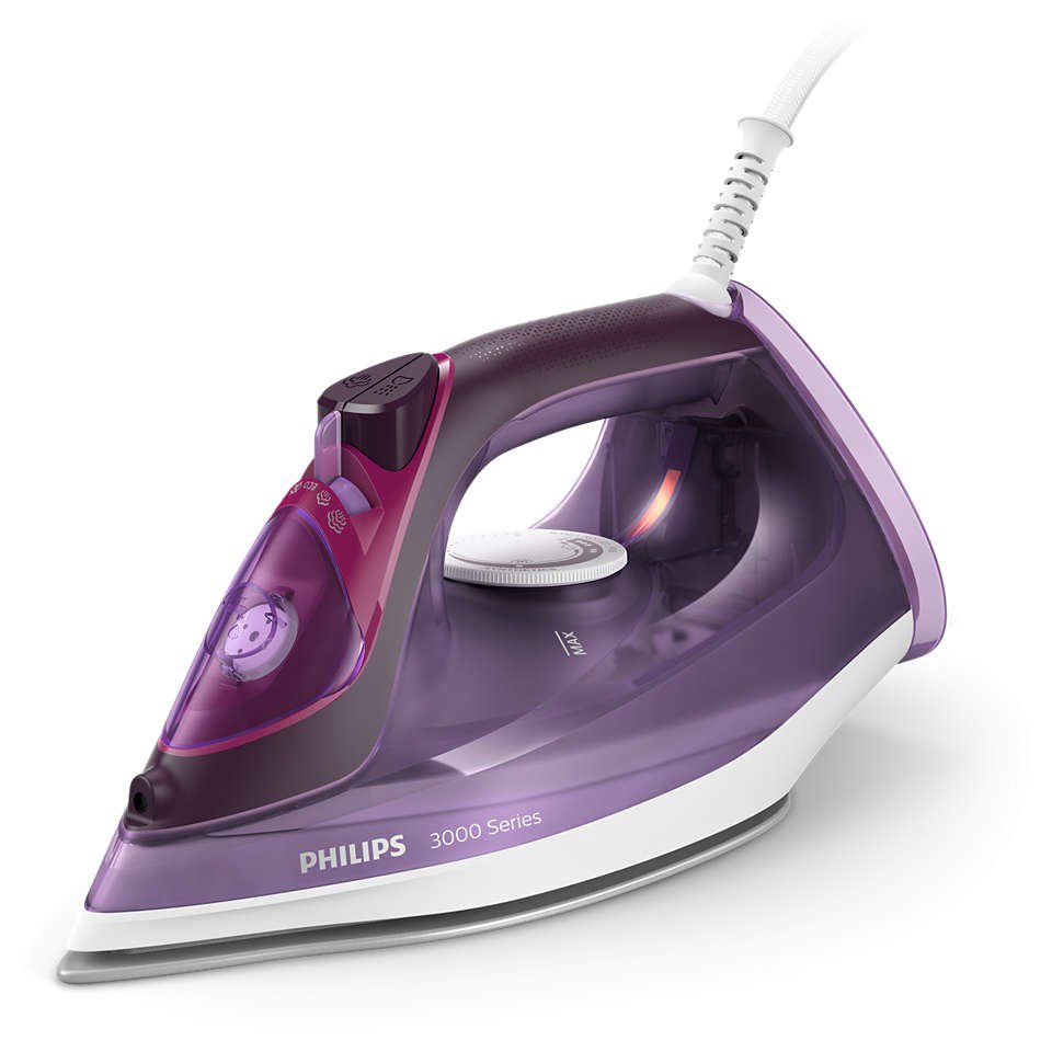 Philips 3000 series DST3041/30 lygintuvas Garinis lygintuvas Keraminis padas 2600 W Violetinė