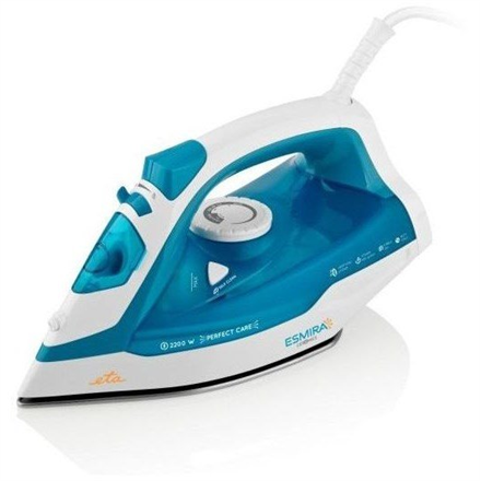 Laidynė ETA  Iron  Esmira ETA027390000  Steam Iron  2200 W  Water tank capacity 380 ml  Contin