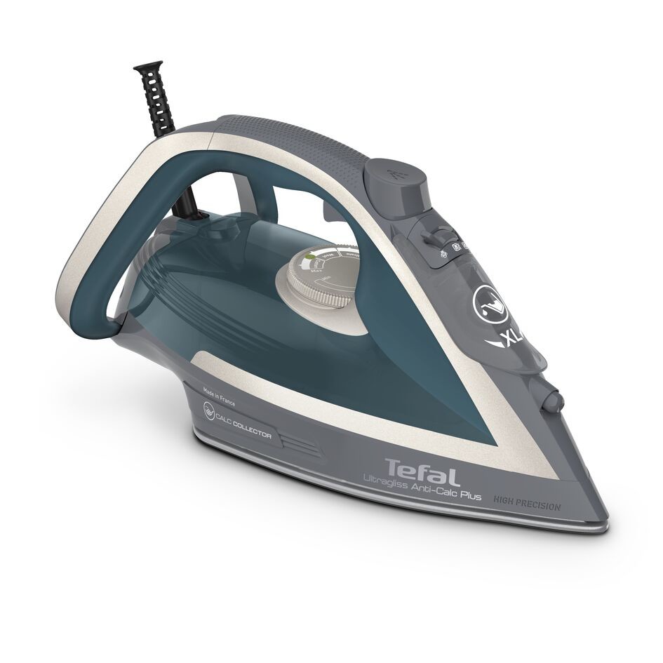 Lygintuvas Tefal Ultragliss Anti-Calc Plus FV6842E0, mėlynas/pilkas