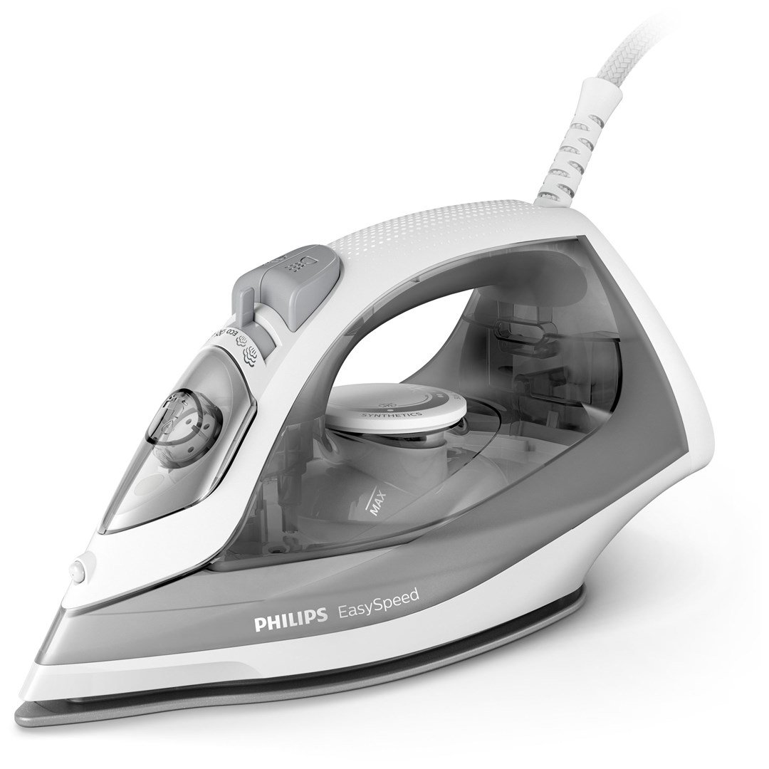 Philips EasySpeed GC1751/80 lygintuvas su garų generatoriumi 0,22 L Pilka