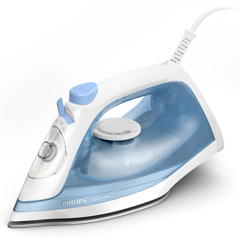 Garų lygintuvas Philips DST1030/20, 2000 W, balta/mėlyna