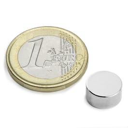 Magnetas Ø10x5mm NdFeB N42