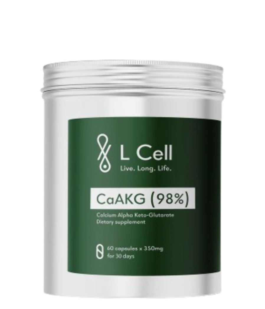 "CaAKG 350mg" kalcio ir alfa-ketoglutarato junginys 'L Cell' (60kaps/30porc)