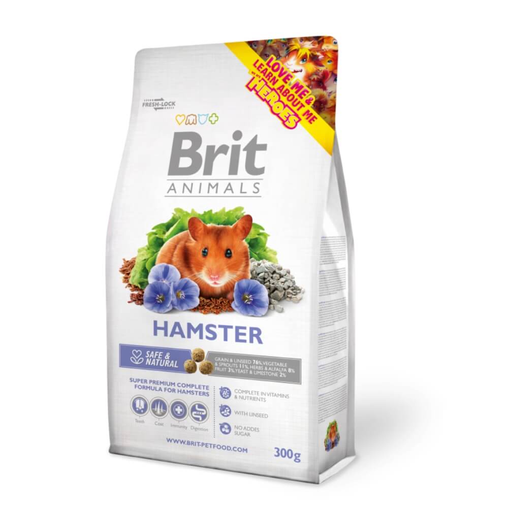 Brit Animals visavertis maistas žiurkėnams 100g, 300g - Produkto Svoris 300g