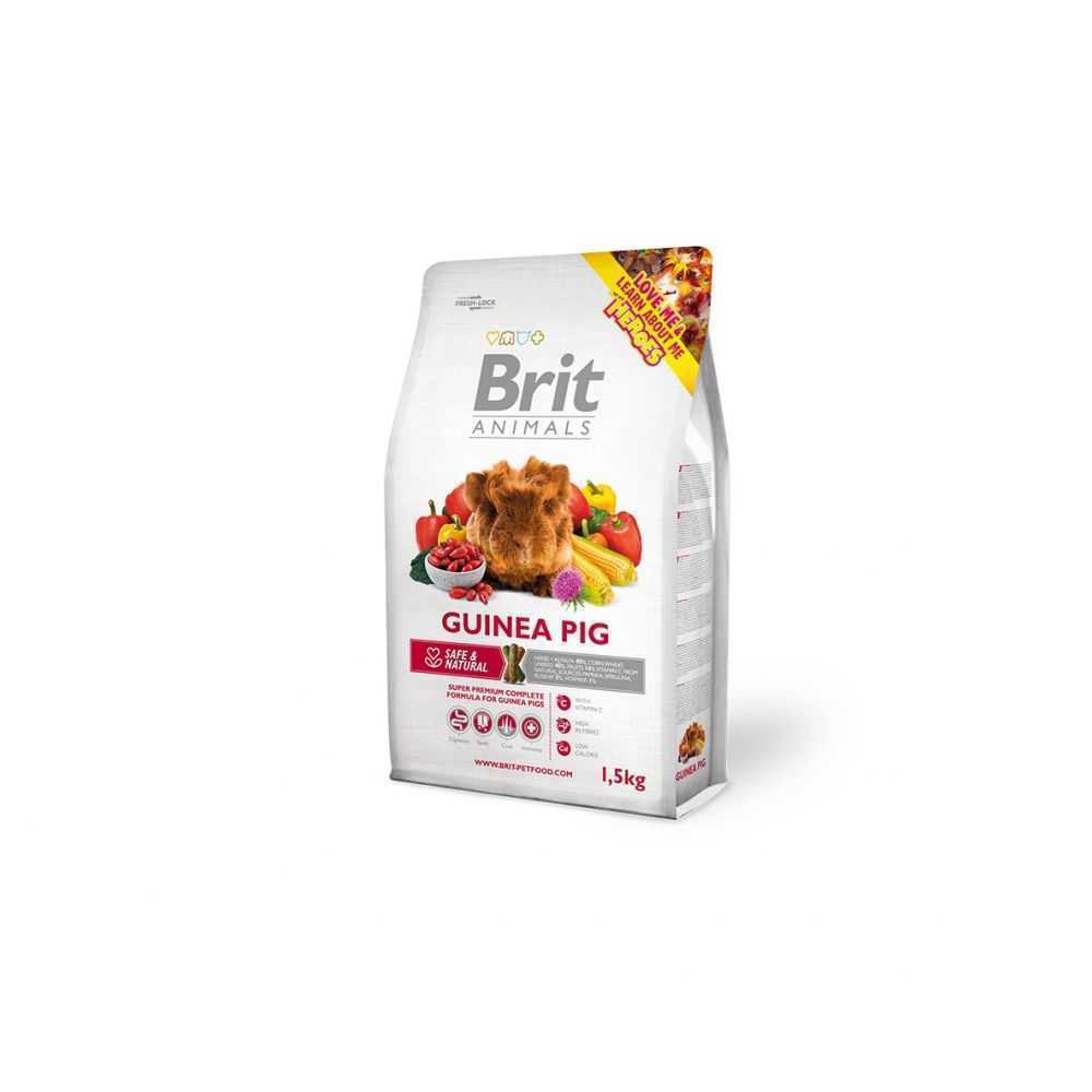 Brit Animals visavertis maistas jūrų kiaulytėms, 300g, 1.5kg - Produkto Svoris 300g