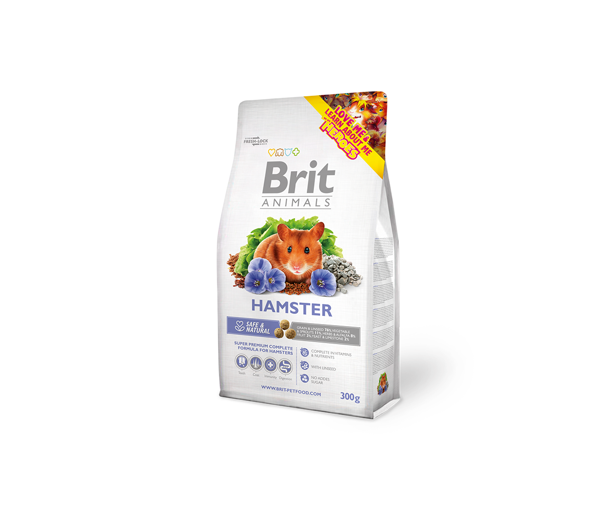 Brit Animals visavertis maistas žiurkėnams 100g, 300g - Produkto Svoris 300g