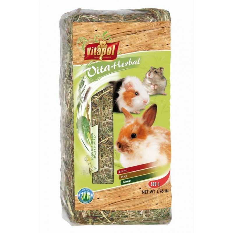 Vitapol natūralus šienas graužikams ir triušiams 1,2kg