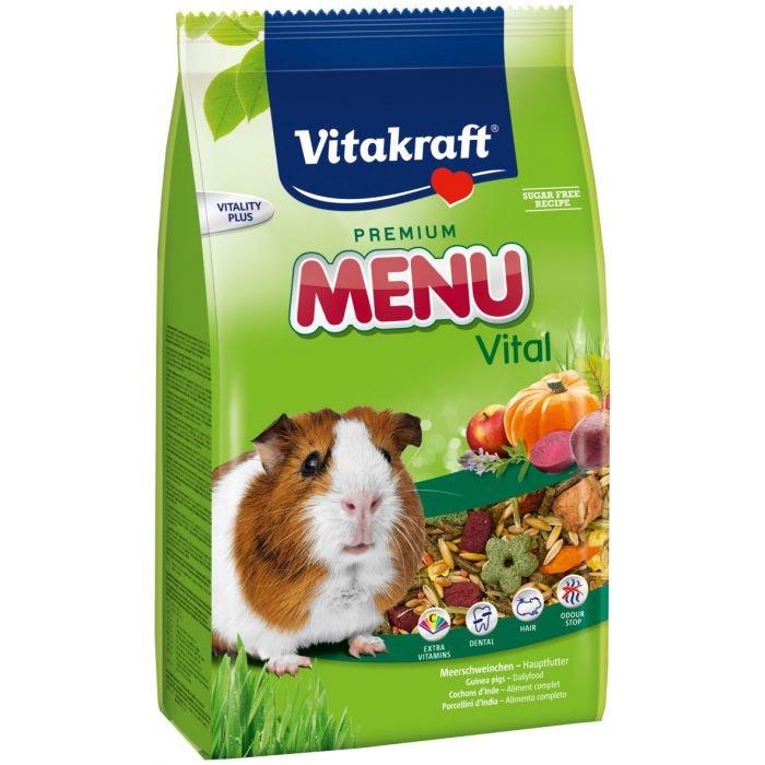 VITAKRAFT MR MENU GEMUSE PAŠARAS JŪROS KIAULYTĖMS SU DARŽOVĖMIS 400g