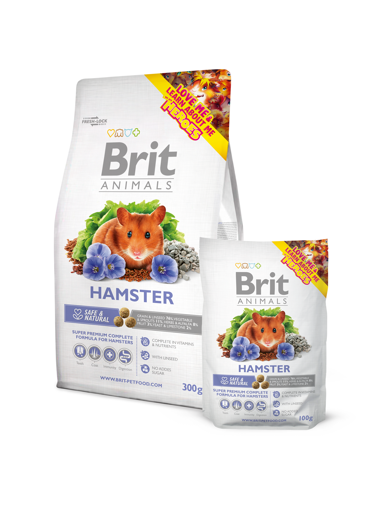 Brit Animals maistas žiurkėnams 300g