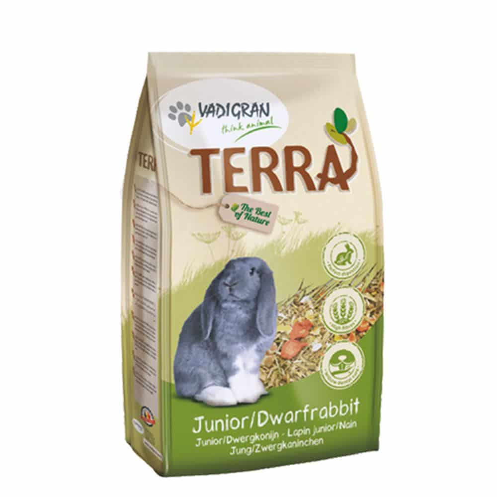VADIGRAN TERRA Junior&Dwarf pašaras triušiukams 1kg