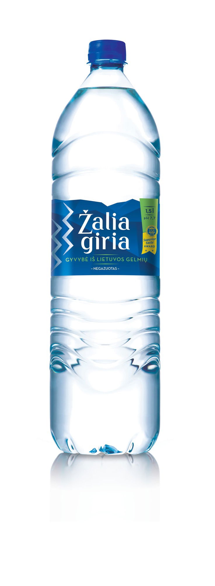Negazuotas šaltinio vanduo ŽALIA GIRIA, PET, 1,5 l