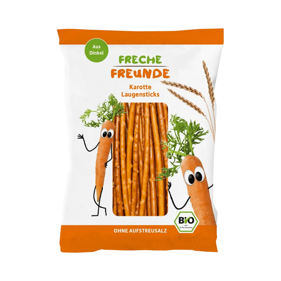 Ekologiškos speltos lazdelės su morkomis | Freche freunde (75 g)