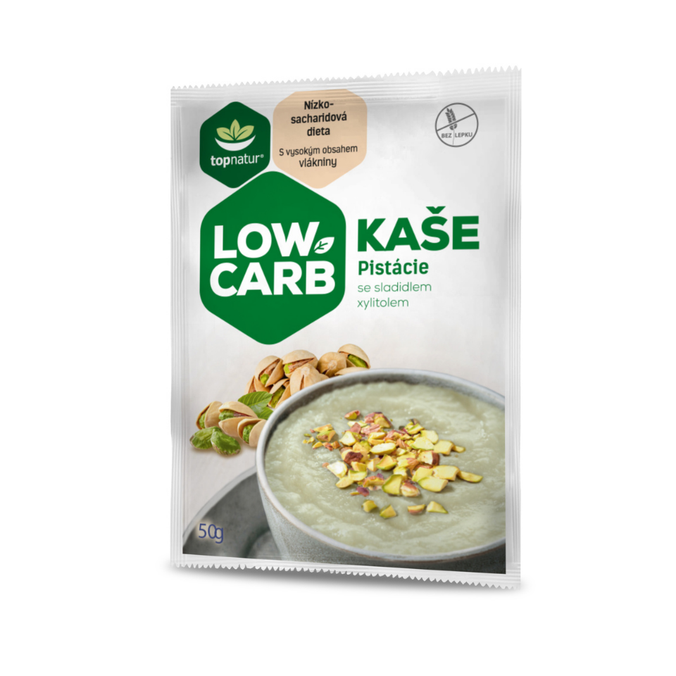 LOW CARB košė su pistacijomos, be glitimo, be pridėtinio cukraus | TopNatur (50 g)