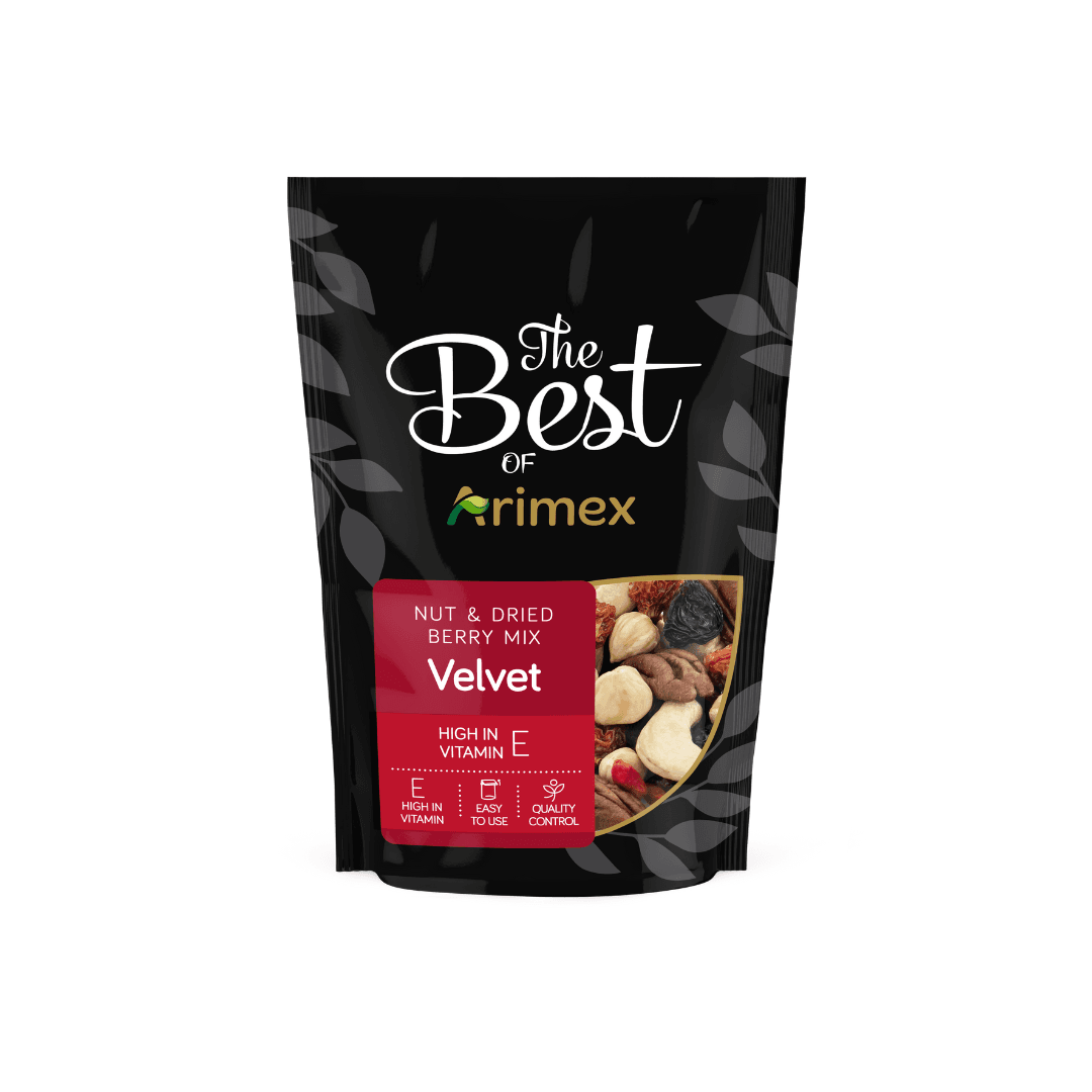 Riešutų ir džiovintų uogų mišinys VELVET, 140 g