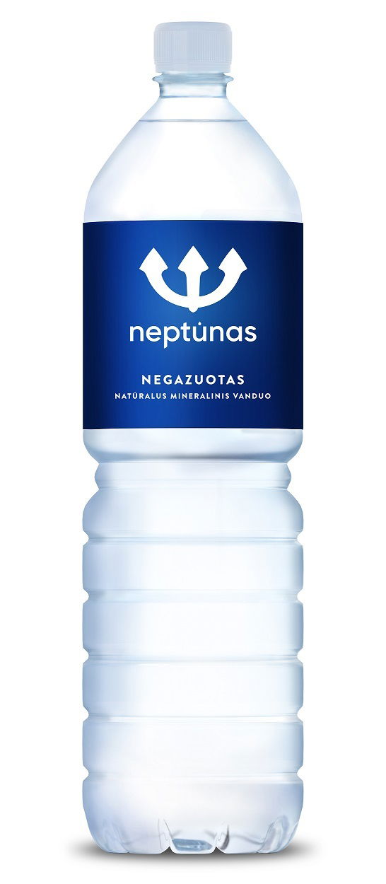 Natūralus mineralinis vanduo NEPTŪNAS, negazuotas, PET, 1,5 l