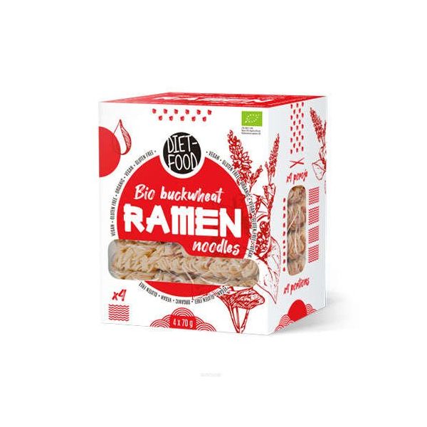 DIET FOOD Bio Buckwheat Ramen Noodles - 4x70g