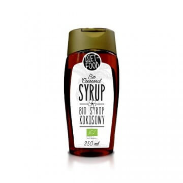 DIET FOOD Bio Coconut Syrup (kokosų sirupas) - 250ml