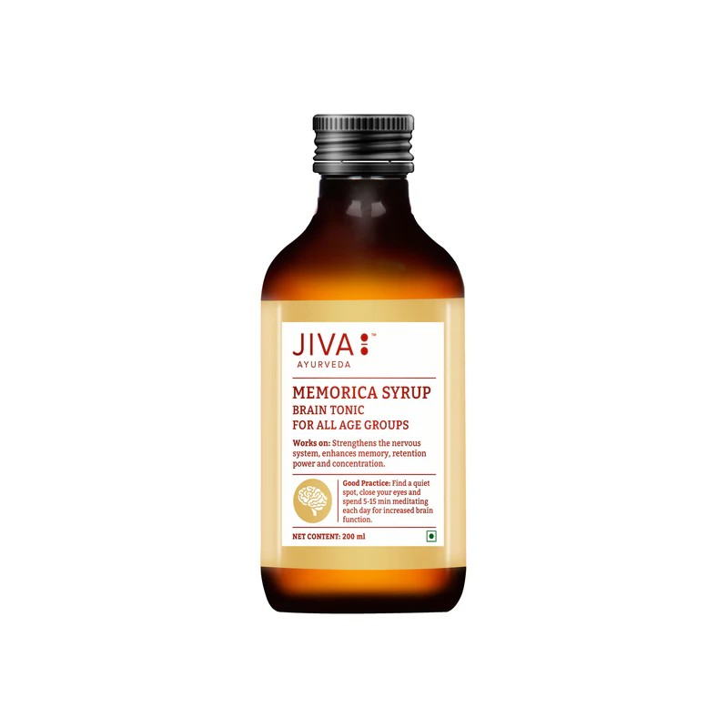 Memorica vaistažolių sirupas atminčiai 200ml Jiva Ayurveda