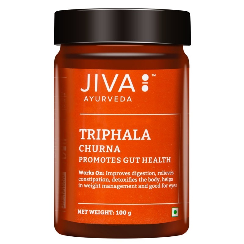 Triphala milteliai detoksikuoja, išvalo organizmą 100g Jiva Ayurveda
