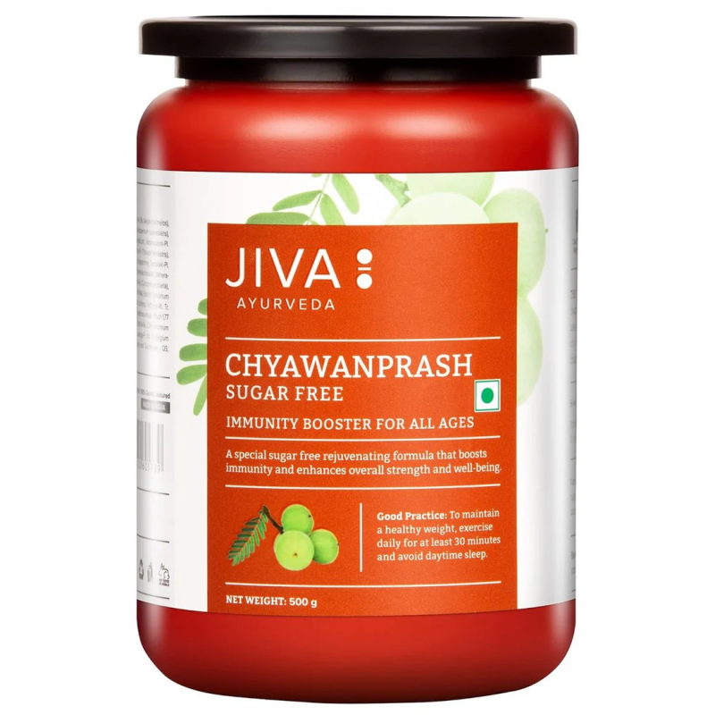 Čiavanprašas ajurvedinis džemas 0,5kg (be cukraus), Jiva Ayurveda