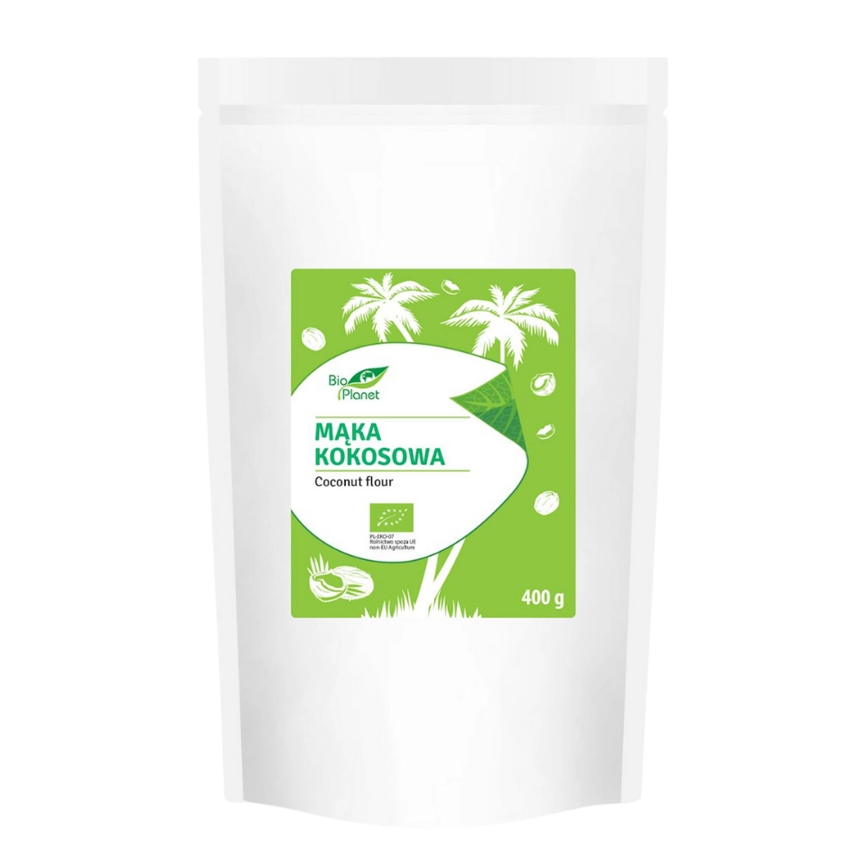 Ekologiški kokosų miltai | Bio Planet (400 g)