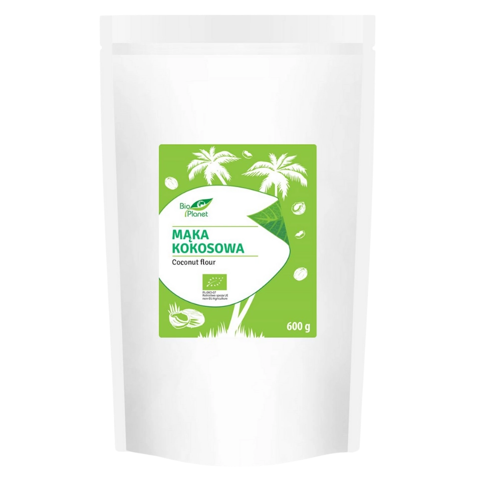 Ekologiški kokosų miltai | Bio Planet (600 g)