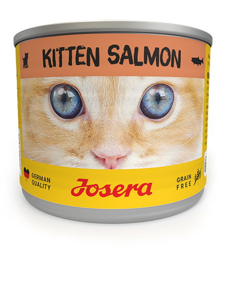 Josera Kitten Salmon begrūdžiai konservai kačiukams su lašiša, 200 g