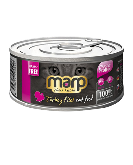 Marp Turkey Filet kalakutienos file konservai katėms, 70 g