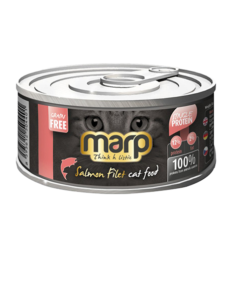 Marp Salmon Filet lašišos file konservai katėms, 70 g