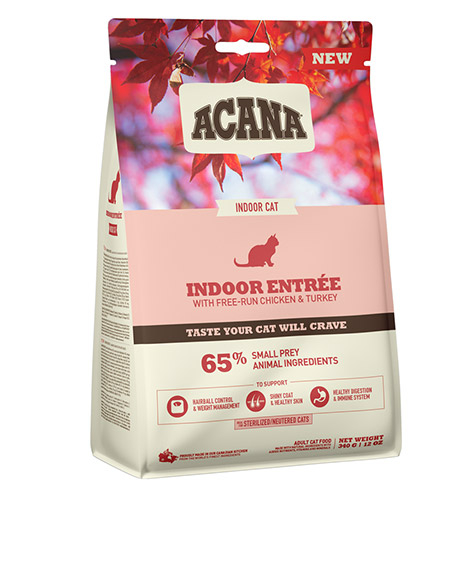 Acana Indoor Entree Cat sausas maistas katėms : Pakuotė - 4.5 kg