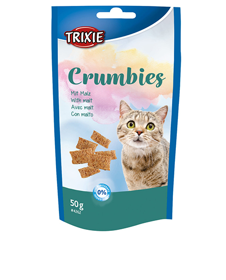 Trixie Crumbies skanėstai katėms su salyklu, 50 g