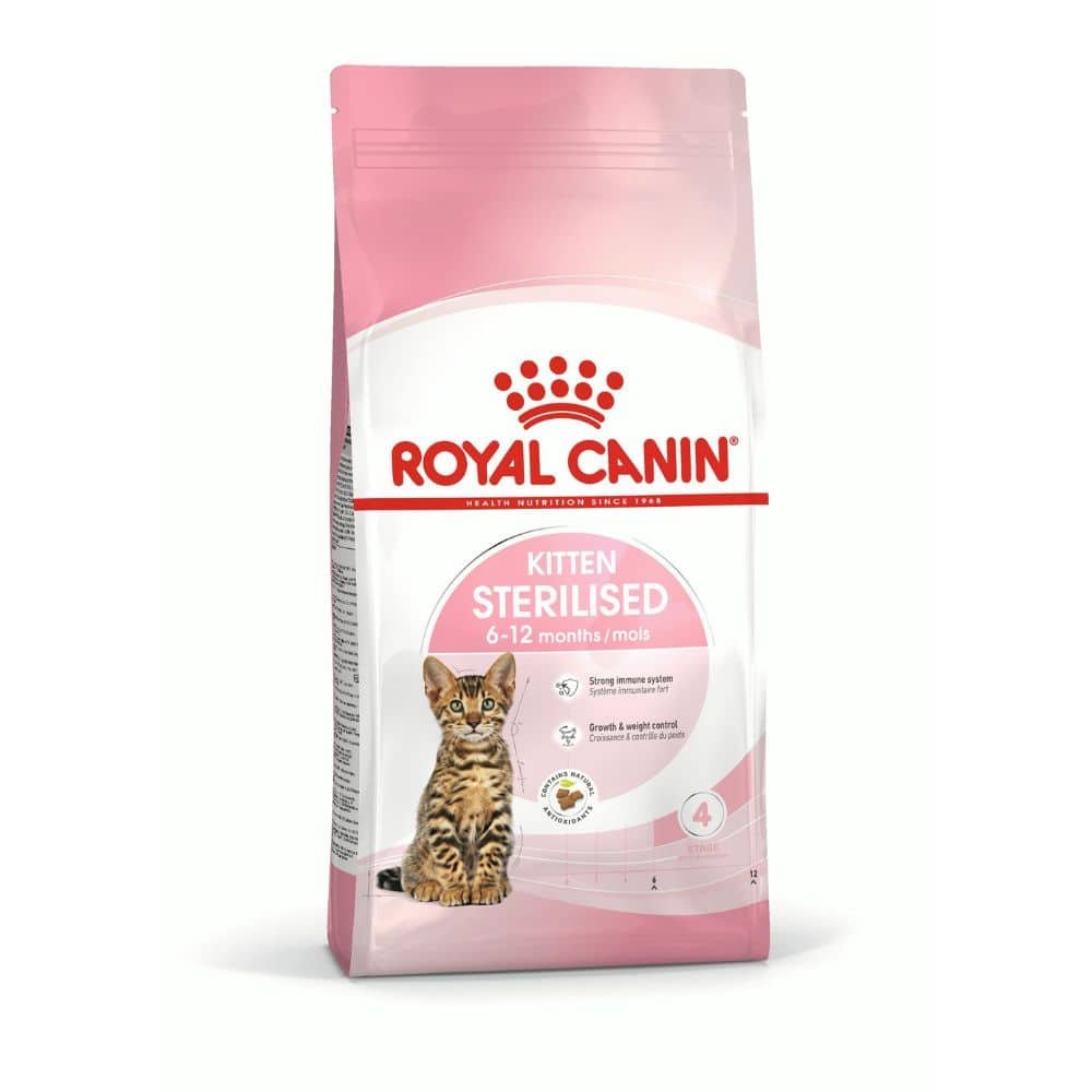 Royal Canin Kitten Sterilised sausas maistas sterilizuotiems kačiukams - Produkto Svoris 400g