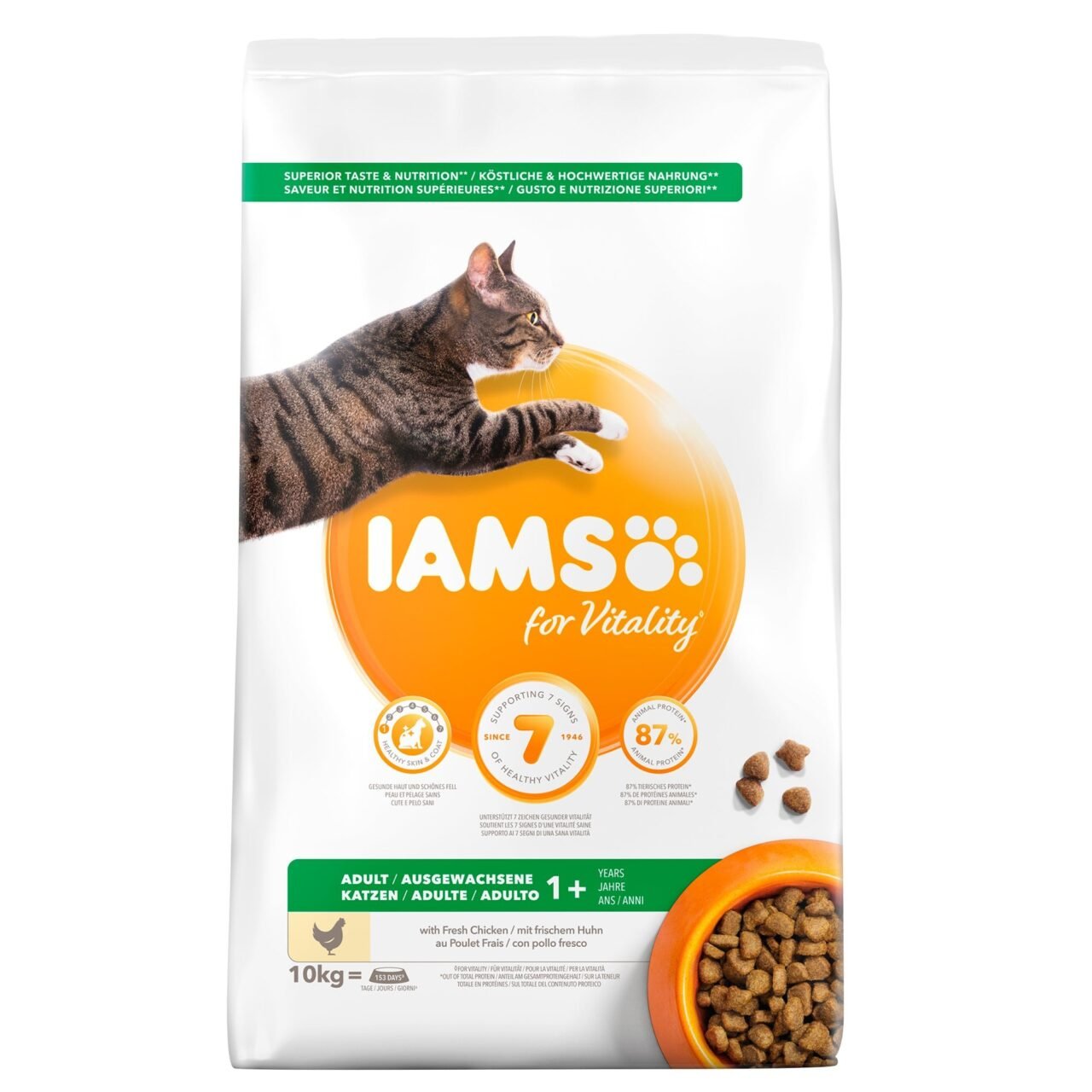IAMS Adult Cat (vištiena) 1 kg(sveriamas)
