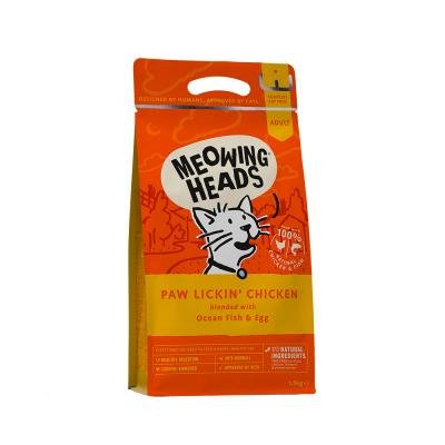 MEOWING HEADS Paw Lickin Chicken (Vištiena/Žuvis) 1.5kg