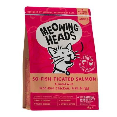 MEOWING HEADS So-Fish-Ticated Salmon (Lašiša/Vištiena) 4kg