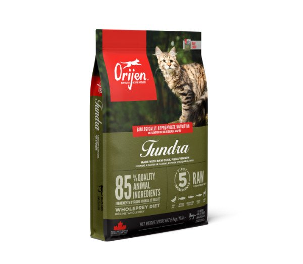 Orijen Tundra Cat sausas maistas katėms 1,8kg. - 5,4kg. 1.8 kg