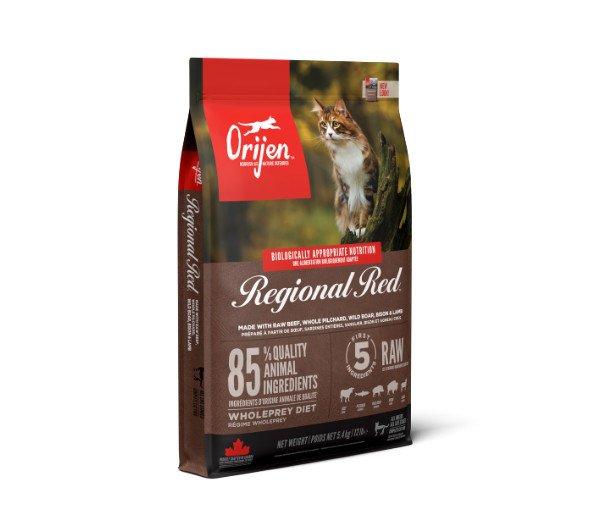 Orijen Regional Red sausas maistas katėms 1,8kg. - 5,4kg. 1.8 kg