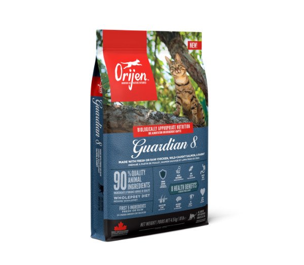 Orijen Guardian 8 sausas maistas katėms 1,8kg. - 4,5kg. 1.8 kg