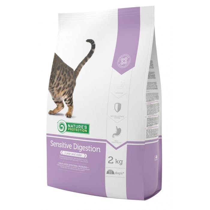 NATURE'S PROTECTION SENSITIVE DIGESTION ADULT 1 YEAR AND OLDER POULTRY SAUSAS PAŠARAS KATĖMS 2kg