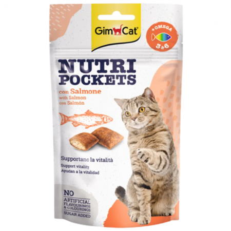 Gimcat nutripocket skanėstas su lašiša 60gr
