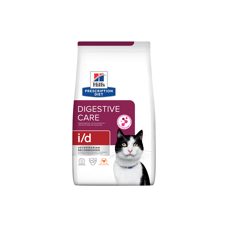 Hill's i/d Digestive Care sausas maistas katėms su vištiena, 400 g
