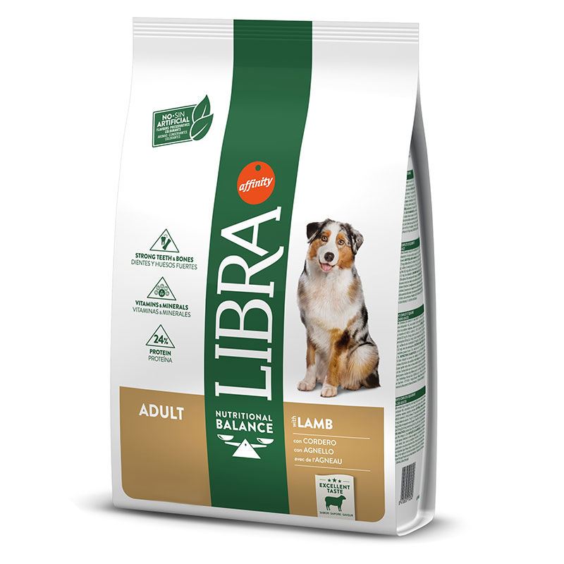 Libra Dog Lamb sausas pašaras suaugusiems šunims, ėriena; 12kg