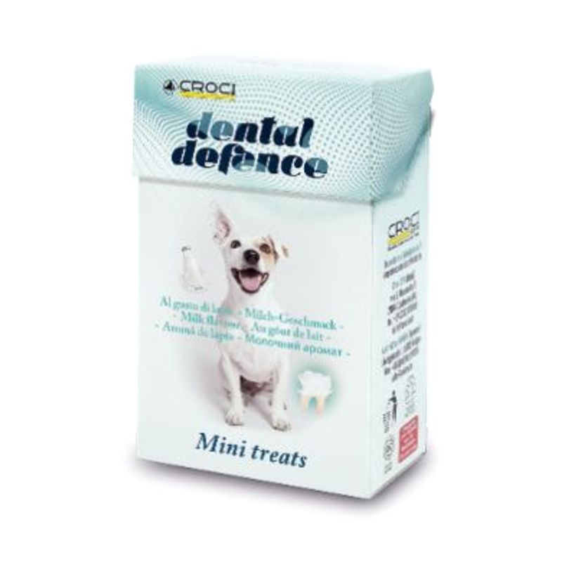 Croci Dental Defence skanėstai su žalia arbata šunims; 35g