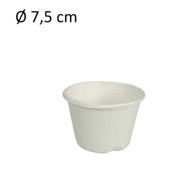 Padažinė 120ml iš cukranendrių o7,6x5,2cm, 50vnt