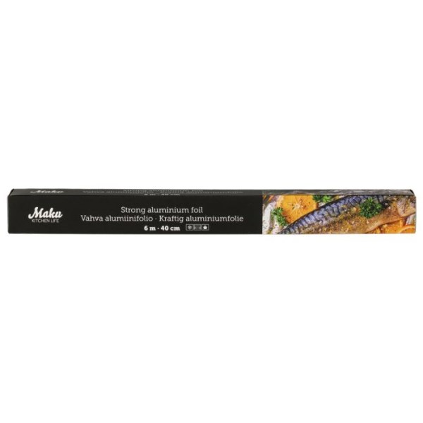 Folija aliuminio stipri 40cmx6m Maku
